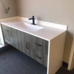 AMI crafted product - vanity top with sink. Made in Canton, Ohio.