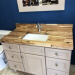 Madera Natural Vanity Top with Undermount Sink by AMI